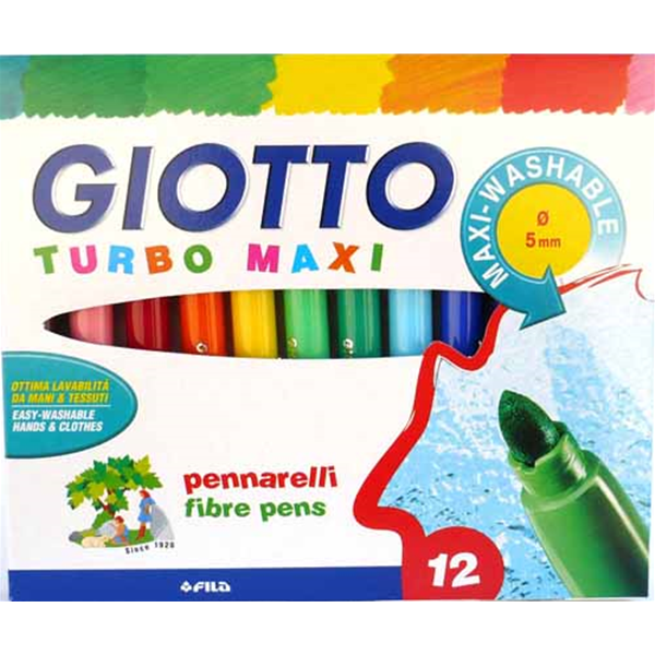 12 pennarelli Giotto Turbo Maxi