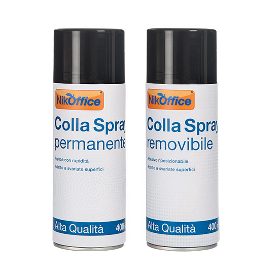 8250385 - COLLA SPRAY ML 400 ADESIVO TESSUTI LEGNO METALLO PELLE