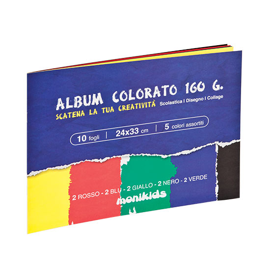 Album cartoncini colorati
