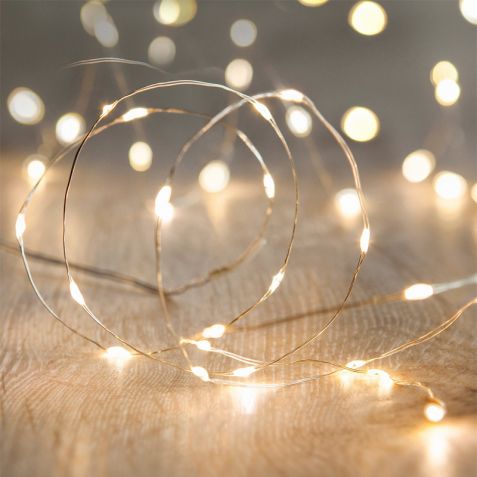 Filo di lucine led 50 elementi