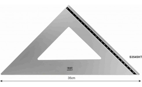 Squadra Metallo 45 ° Cm 35 - Roma