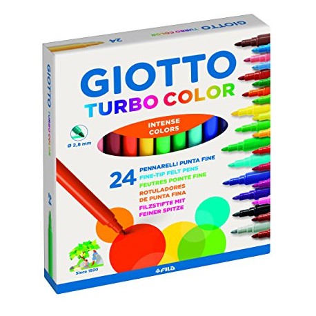 Pennarelli Giotto Punta Fine 24 colori