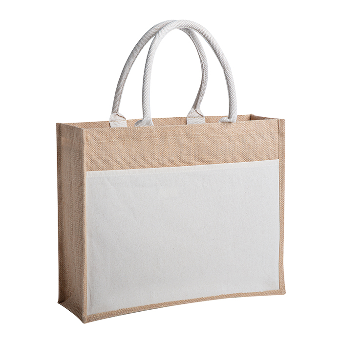 BORSA SHOPPER SACCHETTO DI COTONE VARIE GRAMMATURE CM 38X42