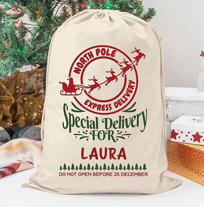 Sacco Babbo Natale da personalizzare