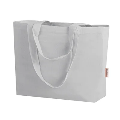 Borsa personalizzabile con fondo e manici lunghi