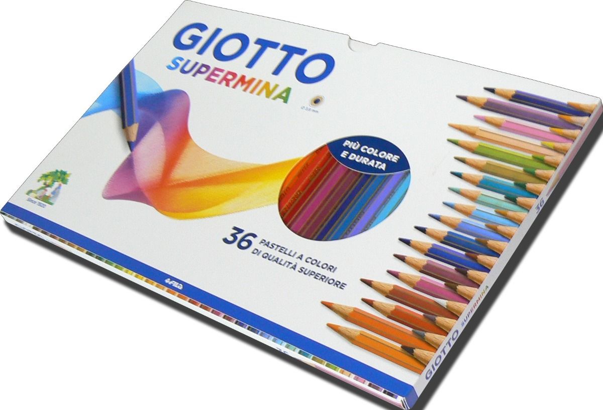 Giotto Supermina 36 pz Pastello esagonale premium di qualità super