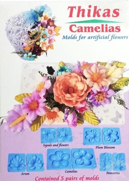 Stampo camelie finte